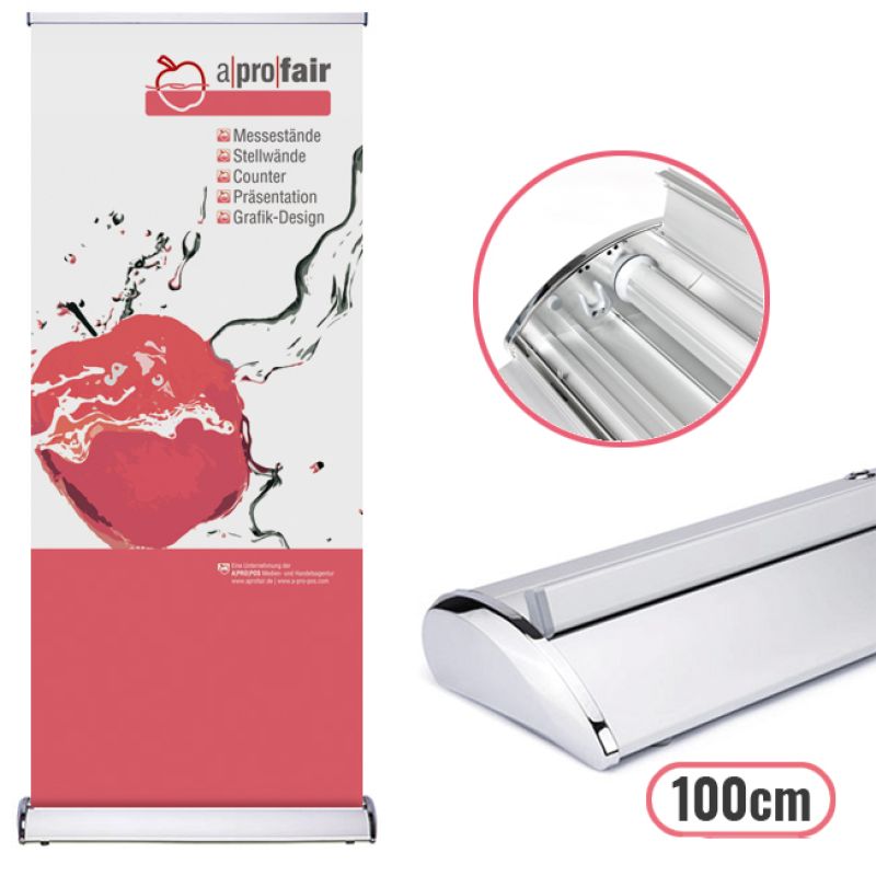 Rollbanner Deluxe Fly 100 silver Rollbanner Deluxe Fly 100 silver